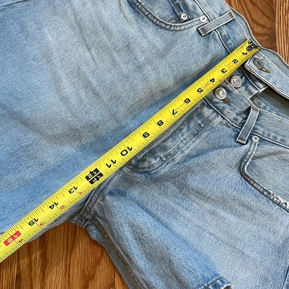 AGolde Broken Waistband Shorts Size 29 NWT - Picture 12 of 16